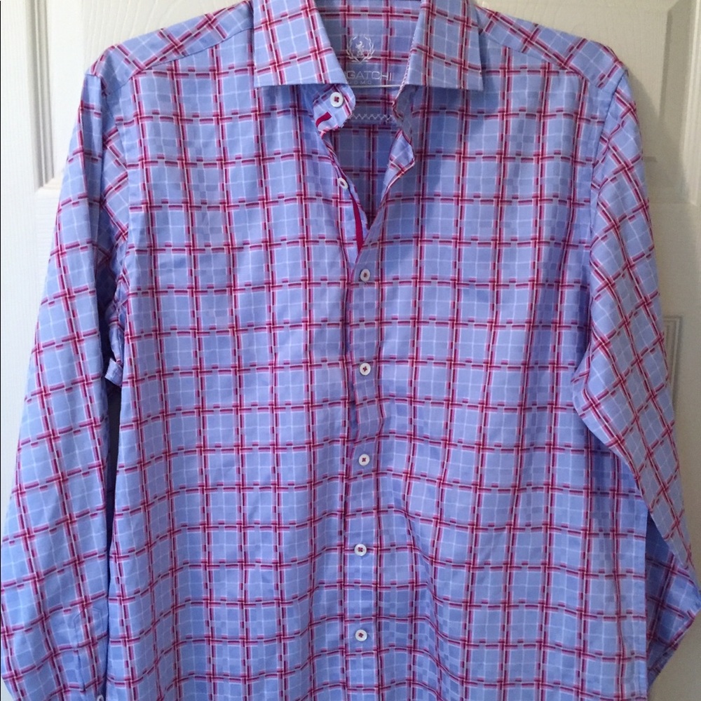 Men’s Bugatchi button down shirt- Never worn